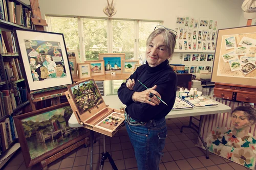 Portrait by Diego Marin Knott